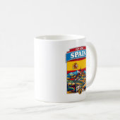 Spanien Barcelona Flaggen Europa Kaffeetasse (VorderseiteRechts)