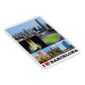 Spanien - Barcelona - I Liebe - Magnet (Rechte Seite)