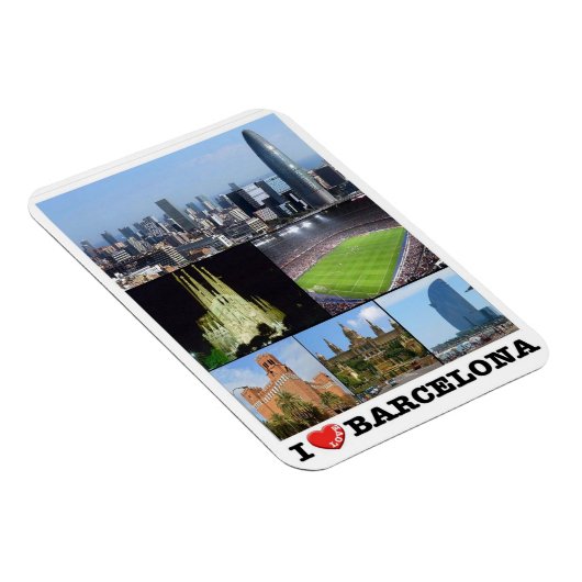 Spanien - Barcelona - I Liebe - Magnet (Rechte Seite)