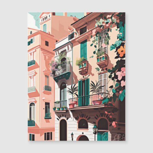 Spanien Barcelona Magnetkarte (Vorderseite)