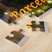 Spanien - Barcelona - Montjuic Placa Spanien - Puzzle (Seite)