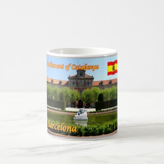 Spanien - Barcelona - Parlament Kataloniens - Kaffeetasse (Mittel)