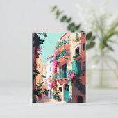 Spanien Barcelona Postkarte (Stehend Vorderseite)