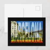 spanien BARCELONA Postkarte (Vorne/Hinten)