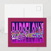 spanien BARCELONA Postkarte (Vorne/Hinten)