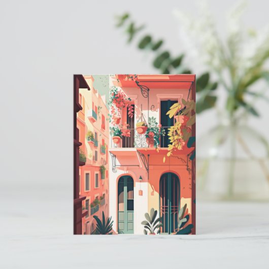 Spanien Barcelona Postkarte (Stehend Vorderseite)