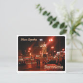 Spanien - Barcelona - Spanien - Platz - Postkarte (Stehend Vorderseite)