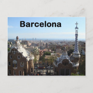 Spanien Barcelona View (St.K.) Postkarte