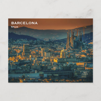 Spanien Barcelona Vintage Reisen Tourismus Postcar Postkarte