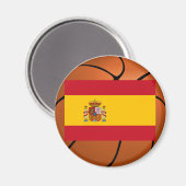 Spanien Basketball-Team Magnet (Vorderseite/Rückseite)