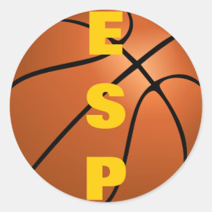 Spanien Basketball-Team Runder Aufkleber