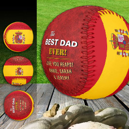 Spanien Bester Vater, Patriot-Vater, Spanische Fla Baseball