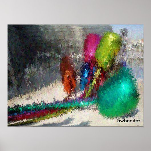 Spanien Blume Poster (Vorne)