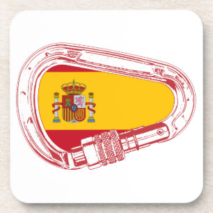 Spanien Carabiner Flagge Getränkeuntersetzer