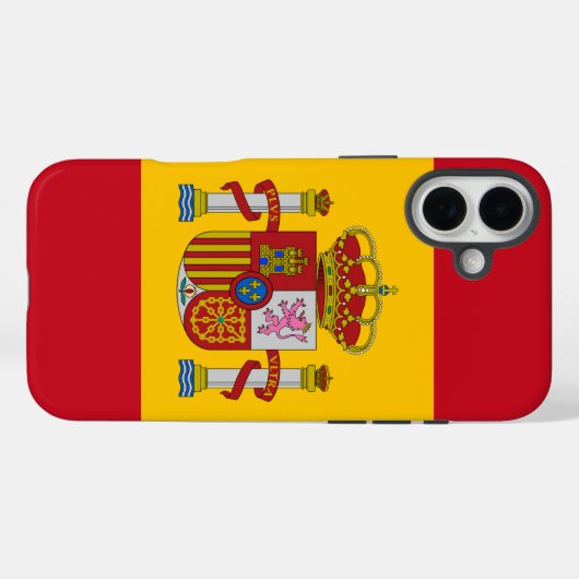Spanien Case-Mate iPhone Hülle (Rückseite (Horizontal))
