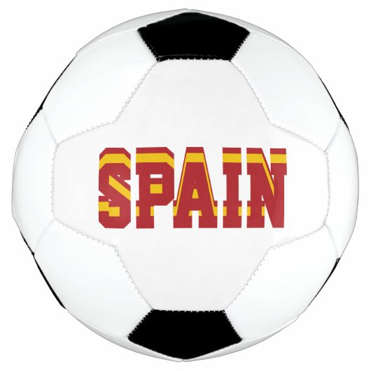 Spanien Champion Soccer Ball Spanische Flaggenfarb (Vorderseite)