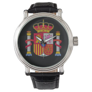Spanien* Coat of Arms Custom Watch Armbanduhr