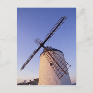 Spanien, Consuegra, Kastilien-La Mancha Windmühlen Postkarte