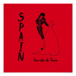SPANIEN Corrida de Toros (Bullenkämpfe) Poster
