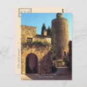 Spanien, Costa Brave Pals, Baix Emoporada Postkarte (Vorne/Hinten)