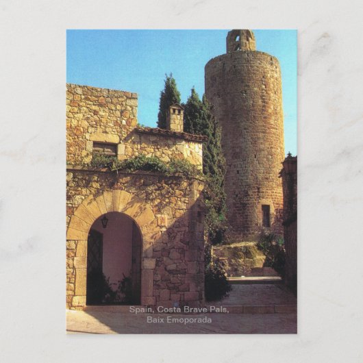 Spanien, Costa Brave Pals, Baix Emoporada Postkarte (Vorderseite)