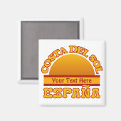 SPANIEN Costa Del Sol-Magnet Magnet (Vorderseite/Rückseite)