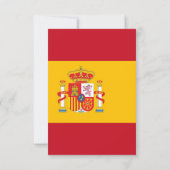 Spanien Dankeskarte (Rückseite)