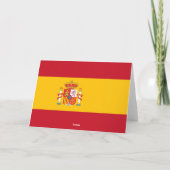 Spanien Dankeskarte (Rückseite)