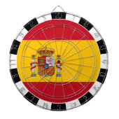 Spanien Dartboard & Spanish Flag / game board Dartscheibe (vorne)