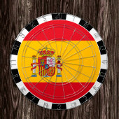 Spanien Dartboard & Spanish Flag / game board Dartscheibe