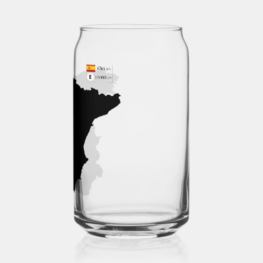 Spanien Dosenglas (Links)