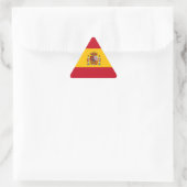 SPANIEN DREIECKIGER AUFKLEBER (Tasche)