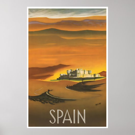 Spanien Druck Spanische Kunst Tom Delpy Reiseplaka Poster (Vorne)