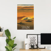 Spanien Druck Spanische Kunst Tom Delpy Reiseplaka Poster (Heimbüro)
