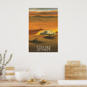 Spanien Druck Spanische Kunst Tom Delpy Reiseplaka Poster (Küche)