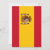 Spanien Einladung (Vorderseite)