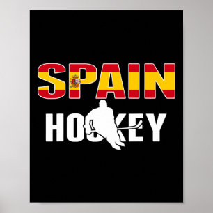 Spanien Eishockey-Liebhaber Jersey - Spanisch Hock Poster