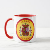 Spanien-Erbe-Emblem Tasse (Links)