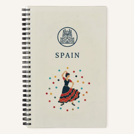 Spanien-Erbe & Flamenco-Seele: Reisefoto Notizblock (Vorderseite)