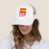 Spanien ESP-Flagge Athletic Truckerkappe (Beispiel)