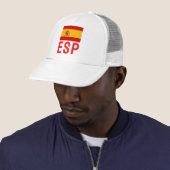 Spanien ESP-Flagge Athletic Truckerkappe (Beispiel)
