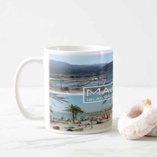 Spanien - Espana - Balearen - Mallorca - Kaffeetasse (Mit Donut)