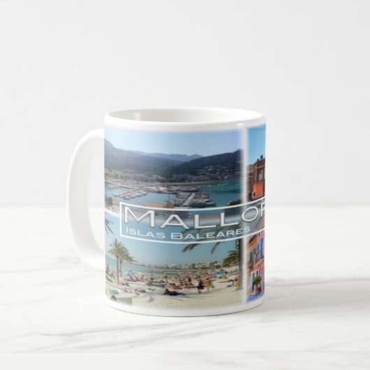 Spanien - Espana - Balearen - Mallorca - Kaffeetasse (Vorderseite Links)