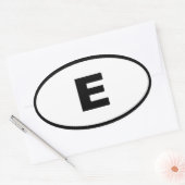 Spanien - Espana - Europa Ovaler Aufkleber (Umschlag)