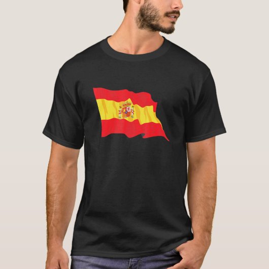 Spanien Espana Flag Fußball Fußball Co T-Shirt (Vorderseite)
