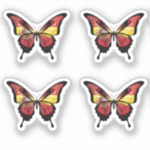 Spanien Espana Frack Butterfly Flag Aufkleber (Vorderseite)