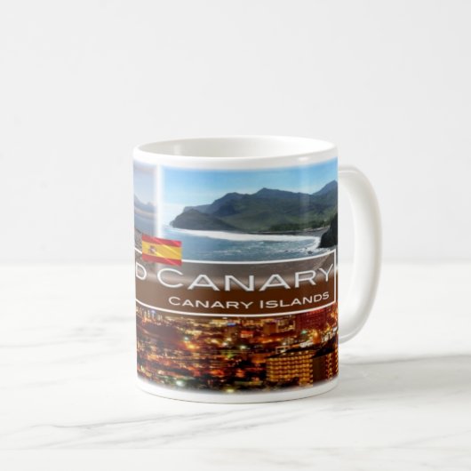 Spanien - Espana - Gran Canaria - Kanarische Insel Kaffeetasse (VorderseiteRechts)