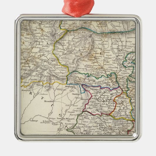 Spanien Espana I Silbernes Ornament (Vorne)