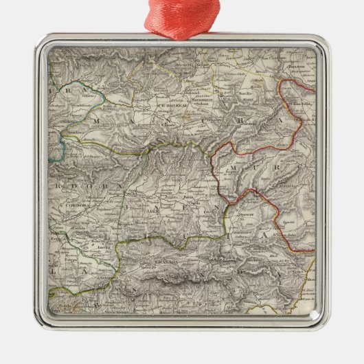 Spanien Espana III Silbernes Ornament (Vorne)