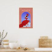 Spanien, Espana Reiseplakat, Poster (Küche)
